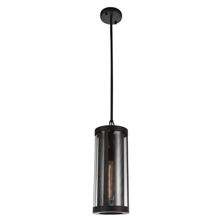 Cwi Lighting One Light Down Mini Pendant With Reddish Brown Finish 9855P6-1-133